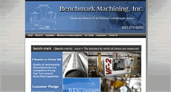 Desktop Screenshot of benchmarkmachining.com